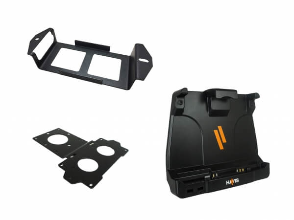 [PKG-DS-GTC-1103-3] - Package – Cradle For Getac UX10 Tablet With Pass-Thru Antenna Connections & Power Supply Mounting Brackets