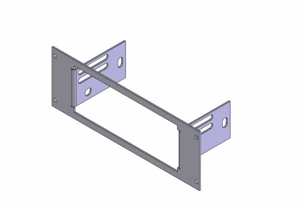 [C-EB30-W29-1P] - OBSOLETE – 1-Piece Equipment Mounting Bracket, 3" Mounting Space, Fits Whelen 295HFSC9