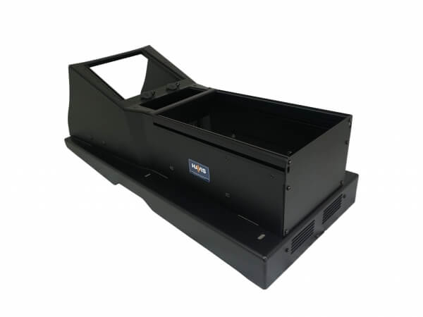 [C-VS-0814-RAM-2] - Vehicle-Specific 22" Angled Console For 2013-2024 Dodge Ram 1500 Special Services Police Truck