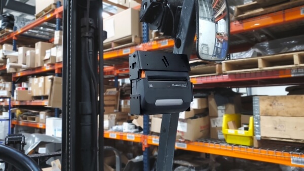 [MH-3004] - Forklift Printer Pillar Mount for Brother RuggedJet 4200 Series Printer