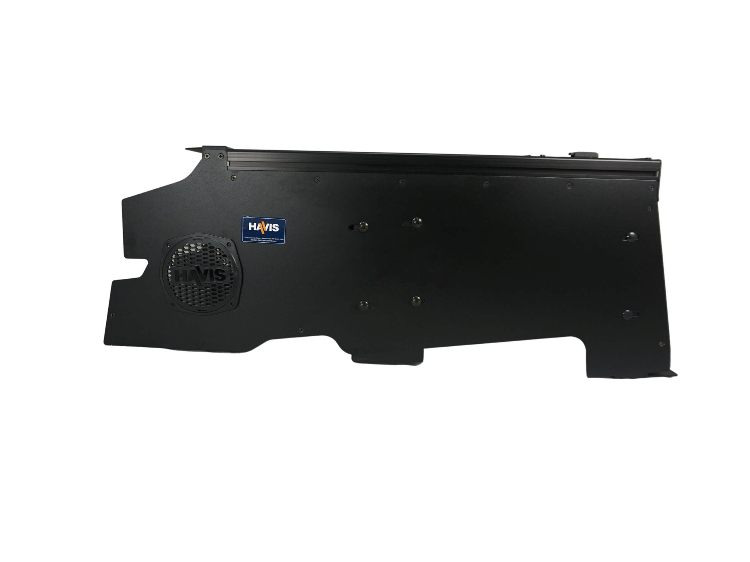 [C-VSW-1700-F150-PM-3] Vehicle-Specific 17" Wide Flat Console With Internal Pocket 6 & 7 Printer Mount for 2021-2024 Ford F-150 