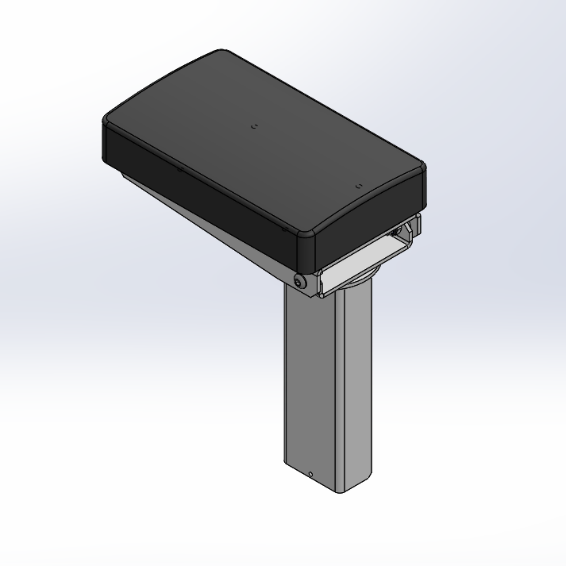 [AC-TB-ARMMNT-XL] - Console Mounted Height Adjustable Armrest with Large Size Arm Rest Foam Pad