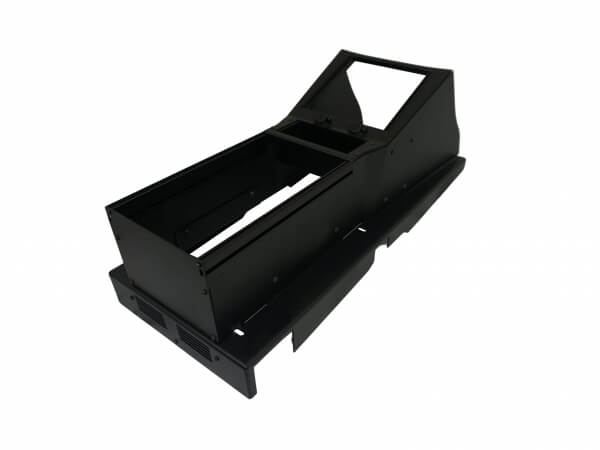 [C-VS-0814-RAM-2] - Vehicle-Specific 22" Angled Console For 2013-2024 Dodge Ram 1500 Special Services Police Truck